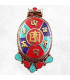 Pendentif tibétain Om et mantra de Chenrezi