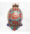 Pendentif bouddhiste Dordjé Vajra – Bijou artisanal en métal et laiton