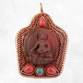 Pendentif Bouddha style antique - Pendentifs tibétains bouddhistes