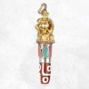 Pendentif tibétain Dieu indien perle de Dzi