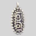 Pendentif tibétain PERLE DE DZI - Pendentifs tibétains bouddhistes