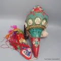 Conque tibétaine de cérémonie 1,2 kg - Authentique fait main - Objets rituels bouddhistes