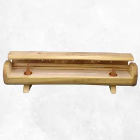Porte-encens Tibétain bois brut - Porte-encens tibétains