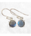Boucles d'oreilles argent Labradorite bleue Bijoux en Labradorite Bleue SK48.4