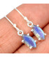 Boucles d'oreilles Labradorite marquise Bijoux en Labradorite Bleue SK48.6