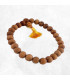 Bracelet mala tibétain BOIS DE SANTAL