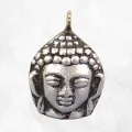 Tête de Bouddha pendentif métal - Pendentifs tibétains bouddhistes