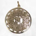 Pendentif tibétain en laiton - Pendentifs tibétains bouddhistes