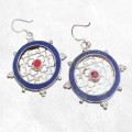 Boucles d'oreilles tibétaines Mandala