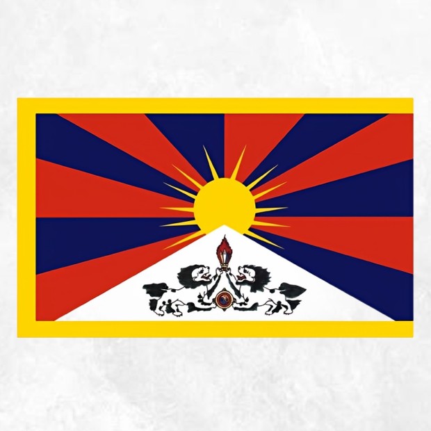 Drapeau tibétain 100 x 62 cm Drapeaux tibétains DT100