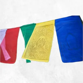 Drapeaux tibétains mantras qualité supérieure 25 x 20 cm - Drapeaux tibétains
