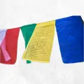 Drapeaux tibétains divinités bouddhistes x 10 très grand modèle - Drapeaux tibétains