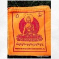 Drapeaux tibétains Bouddha Sakyamouni en coton guirlande de 10