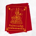 Drapeaux bouddhistes Guru Rinpoche 24 x 21 cm, longueur 240 cm