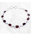 Bracelet Grenat véritable – Vitalité et élégance en argent 925