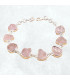 Bracelet Morganite brute