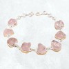 Bracelet Morganite brute