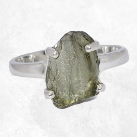 Bague Modavite brute taille 54/55 (2)