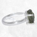 Bague argent Modavite brute taille 54 (5) 