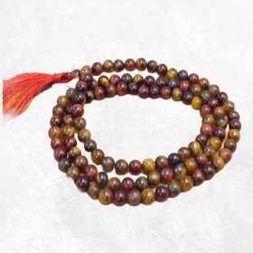 Mala de méditation 108 perles Oeil de Tigre 3 sortes