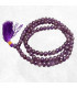 Mala tibétain 108 perles Améthyste grade B