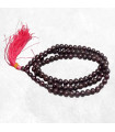 Mala tibétain authentique en Grenat – collier 108 perles véritables