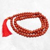 Mala tibétain 108 perles en Jaspe Rouge