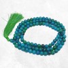 Mala de méditation 108 perles de Chrysocolle grade AA