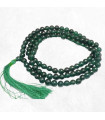 Mala de prières tibétain en Jade vert 8 mm Mala tibétain 108 perles MADP17