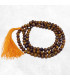Mala tibétain 108 perles Œil de Tigre naturel grade AAA.