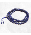 Mala tibétain en Lapis Lazuli AAA – 108 perles - envoi rapide