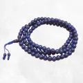 Mala de prières bouddhiste Lapis Lazuli grade AAA - Mala tibétain 108 perles