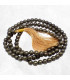 Collier mala tibetain 108 perles de Pyrite dorée Mala tibétain 108 perles MADP16