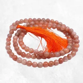 Mala tibétain authentique Pierre du Soleil - Mala tibétain 108 perles