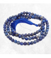 Mala tibétain Lapis Lazuli authentique – 108 perles grade B+