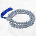 Mala tibétain 108 perles d'Angélite - Mala tibétain 108 perles