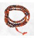 Mala bouddhiste 108 perles AGATES NATURELLES