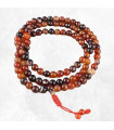 Mala tibétain Agate authentique – 108 perles bouddhistes