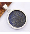 Pendentif rond en Lapis Lazuli 