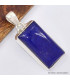 Pendentif Authentique Lapis lazuli rectangulaire 