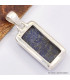 Pendentif Authentique Lapis lazuli rectangulaire 
