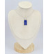 Pendentif Authentique Lapis lazuli rectangulaire 