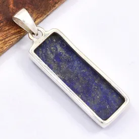 Pendentif long Authentique Lapis lazuli - Pendentifs pierres naturelles