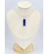 Pendentif long Authentique Lapis lazuli 