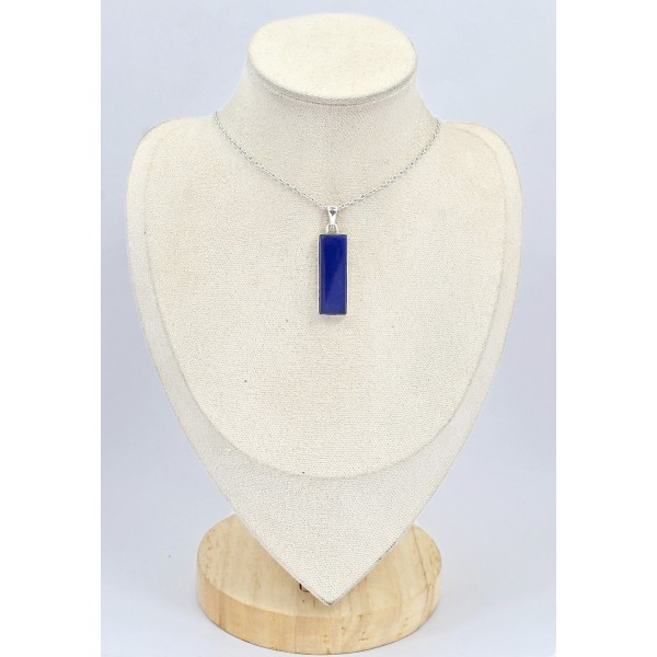 Pendentif long Authentique Lapis lazuli 