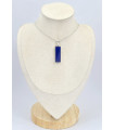 Pendentif long Authentique Lapis lazuli 