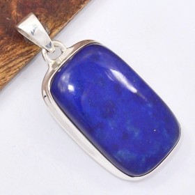 Pendentif long Authentique Lapis lazuli