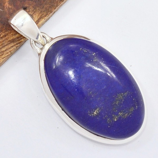 Pendentif en Lapis Lazuli oval 
