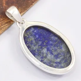 Pendentif en Lapis Lazuli oval - Pendentifs pierres naturelles
