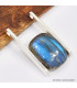 Pendentif moderne Authentique Labradorite bleue 